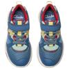 CLARKS KIDS STRAP TRAINER - BLUE GREEN